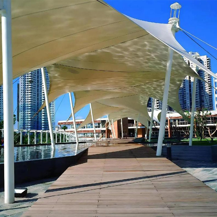 蓝田县膜结构景观棚