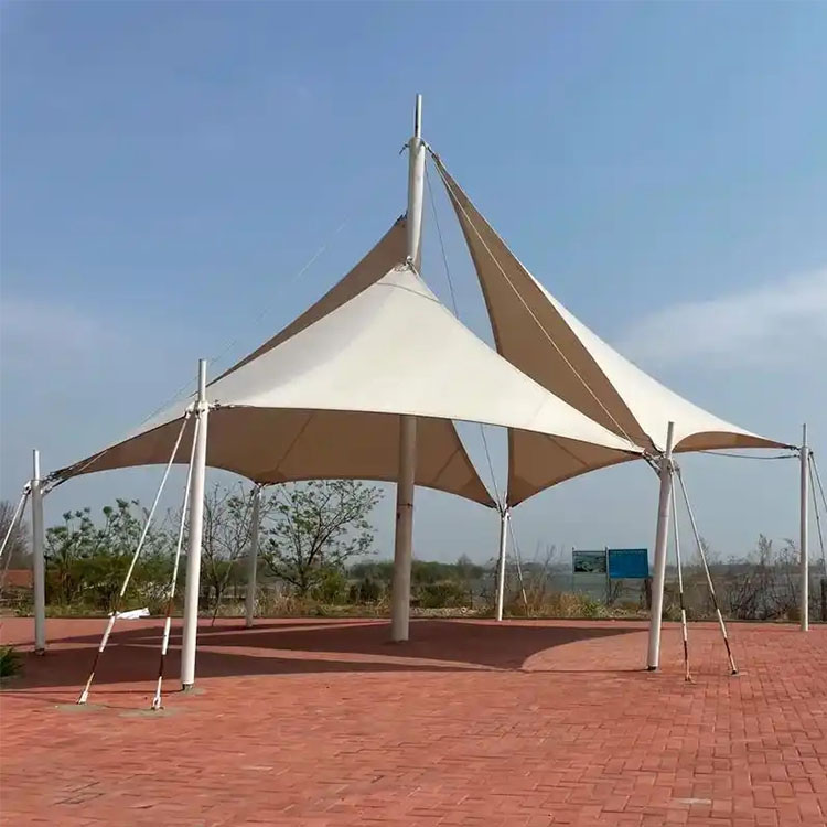 蓝田县膜结构景观棚