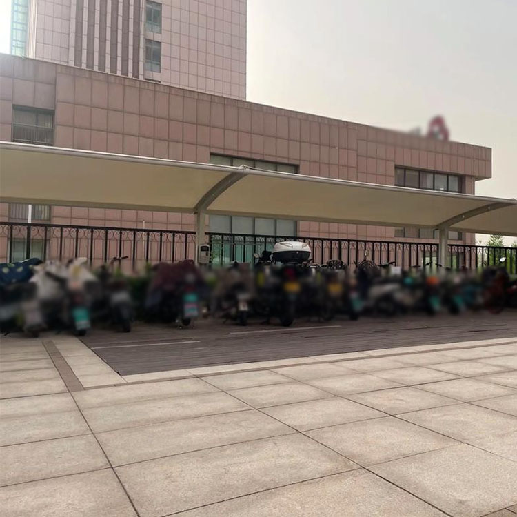 蓝田县膜结构电动车棚